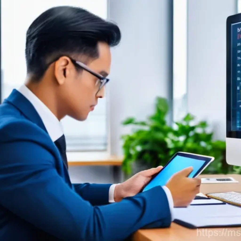 자산 관리 시스템 구축 후 유지 관리 방법 - **Prompt 1: The Foundation of Accurate Digital Asset Data**
"A bright, modern office setting wit...