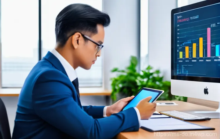 자산 관리 시스템 구축 후 유지 관리 방법 - **Prompt 1: The Foundation of Accurate Digital Asset Data**
"A bright, modern office setting wit...