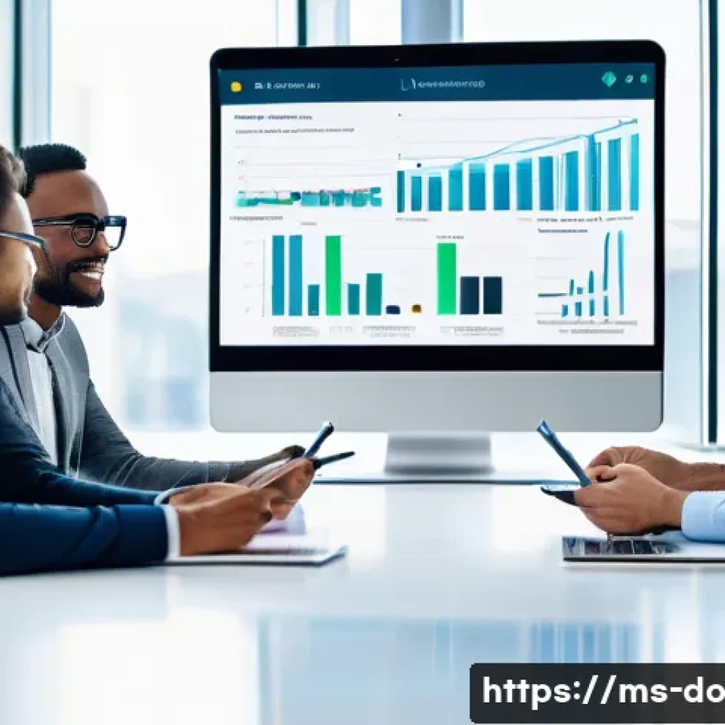자산 정리 시스템의 사용자 피드백 활용하기 - **Prompt for User Feedback Collection & Analysis**:
"A diverse group of five professionals, dres...
