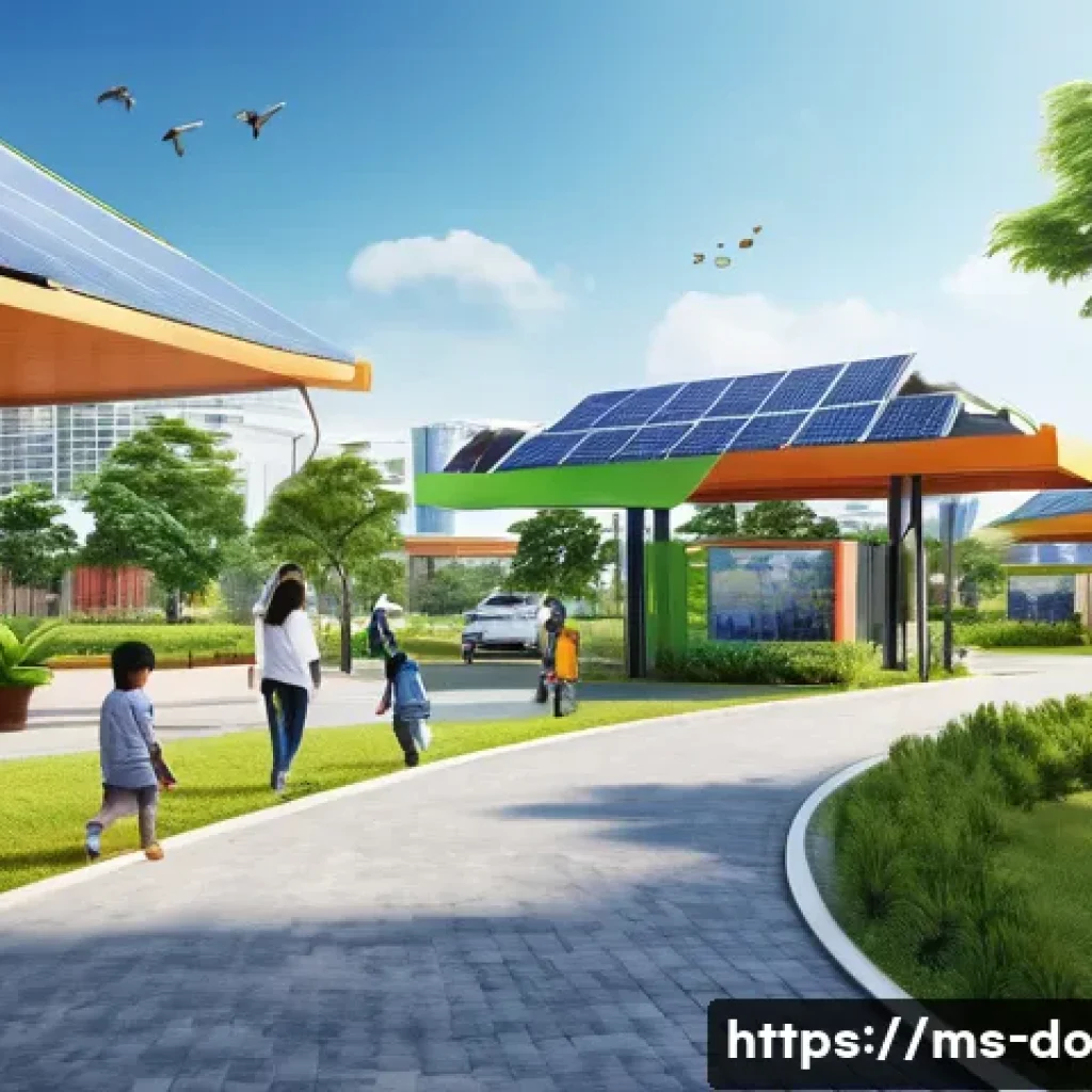 자산 정리의 사회적 가치 - A modern community center in Malaysia showcasing well-managed public assets: clean, well-maintained ...