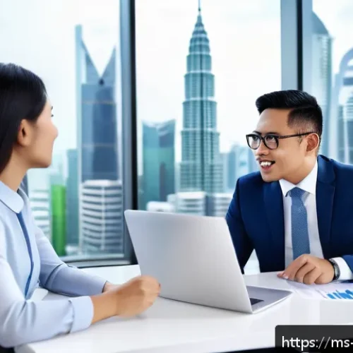 Home 30 자산 정리와 세금 문제 - A professional Malaysian financial advisor sitting at a modern office desk with multiple documents a...